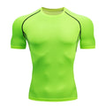 Mens Compression T-Shirt Training Gym Fitness Jogging Running Stretch Breathable