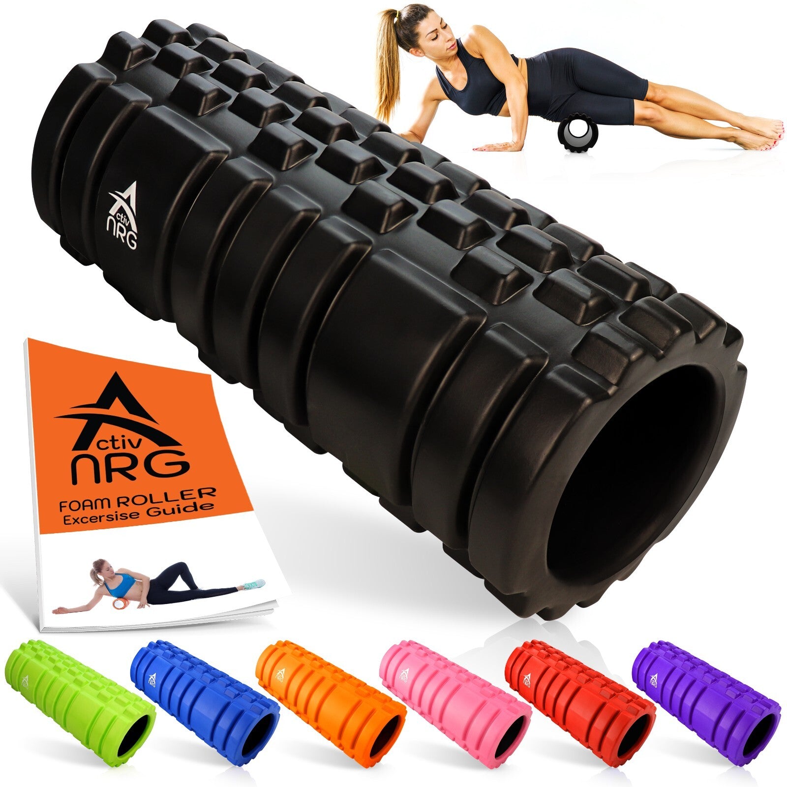 Foam Fitness Roller for Deep Tissue Massage Grid Muscle Trigger Point Muscles
